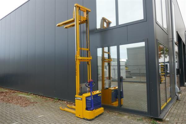 Grote foto vs 20877 elektrische stapelaar stocklin 3400mm initiele lift doe het zelf en verbouw hefwerktuigen