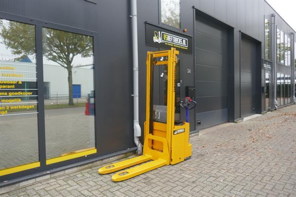 Grote foto vs 20877 elektrische stapelaar stocklin 3400mm initiele lift doe het zelf en verbouw hefwerktuigen