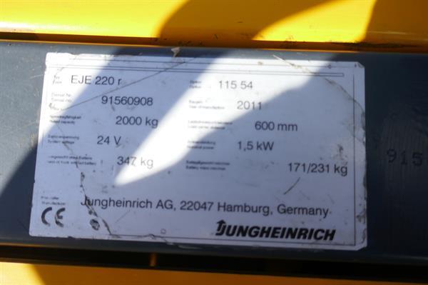 Grote foto vs 20891 elektrische palletwagen jungheinrich eje220r accu2017 doe het zelf en verbouw hefwerktuigen