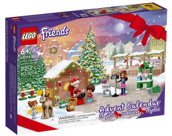 Grote foto lego friends 41706 adventkalender kinderen en baby duplo en lego