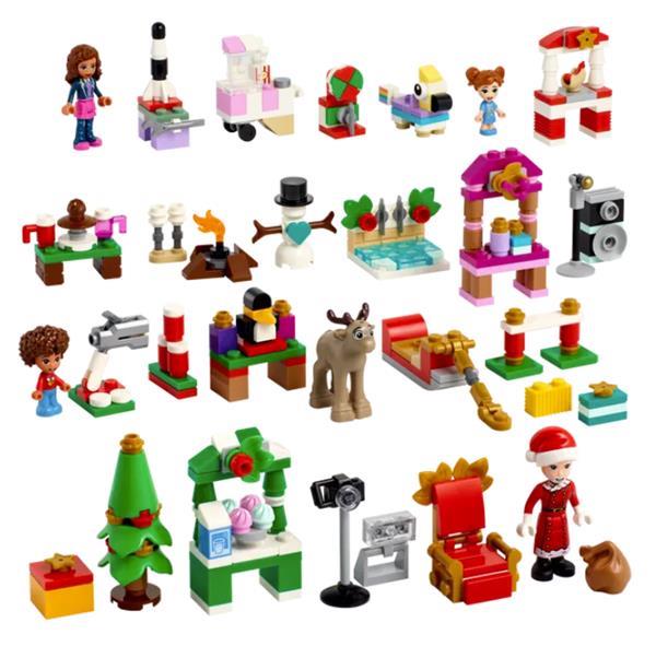 Grote foto lego friends 41706 adventkalender kinderen en baby duplo en lego