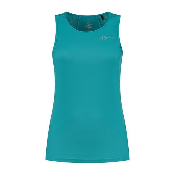 Grote foto core hardloop tanktop dames blauw sport en fitness loopsport en atletiek