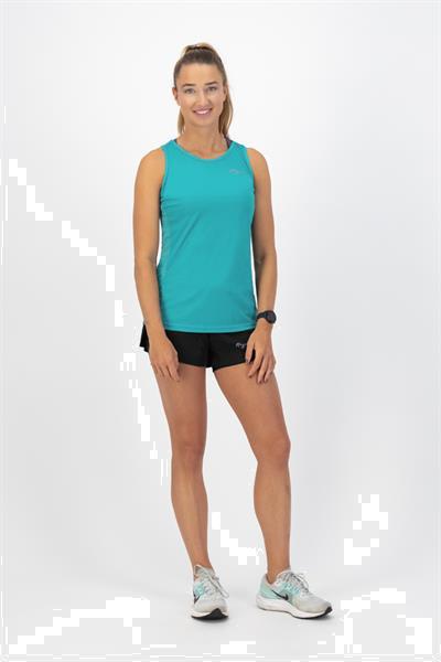 Grote foto core hardloop tanktop dames blauw sport en fitness loopsport en atletiek