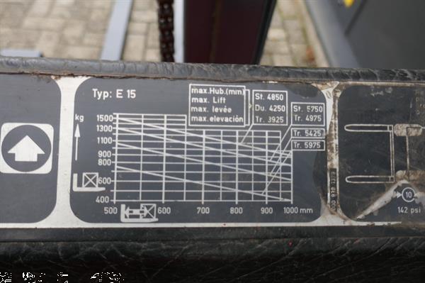 Grote foto vs 20896 elektrische heftruck linde e15 3250mm accu2016 agrarisch heftrucks