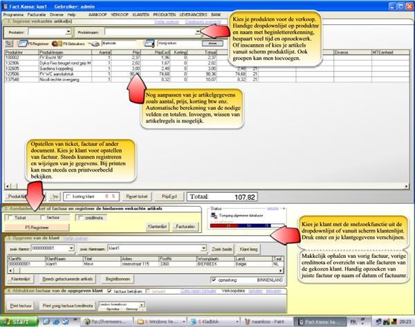 Grote foto broncode van kassasoftware facturatiesoftware computers en software programmeren