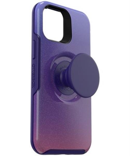 Grote foto otter pop symmetry series iphone 12 pro max hoesje violet telecommunicatie apple iphone