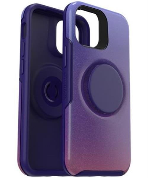 Grote foto otter pop symmetry series iphone 12 pro max hoesje violet telecommunicatie apple iphone