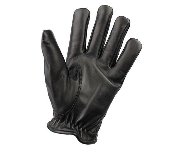 Grote foto swift classic fleece lined black leather driving gloves size motoren kleding