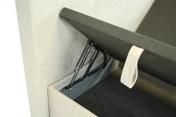 Grote foto opbergbox lyon met zijopening incl. comfortmatras huis en inrichting boxsprings