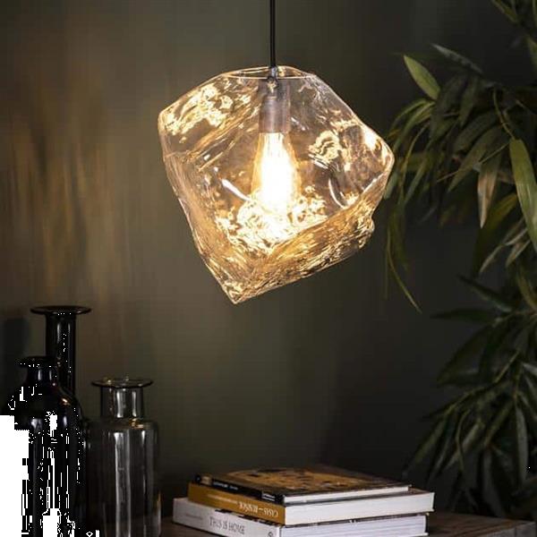 Grote foto hanglamp 1l rock clear transparant glas huis en inrichting overige