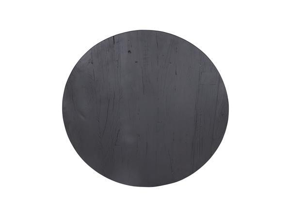 Grote foto ronde eettafel 140x77 cm zwart gerecycled mangohout m huis en inrichting eettafels