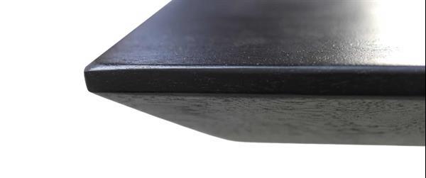 Grote foto tafelblad zurich rechthoekig 200x100x3 8 zwart swiss e huis en inrichting eettafels