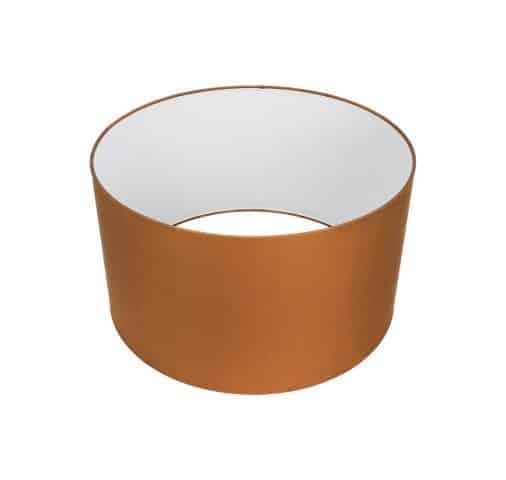 Grote foto ronde lampenkap voor vloerlamp nature cognac linnen huis en inrichting lampenkappen