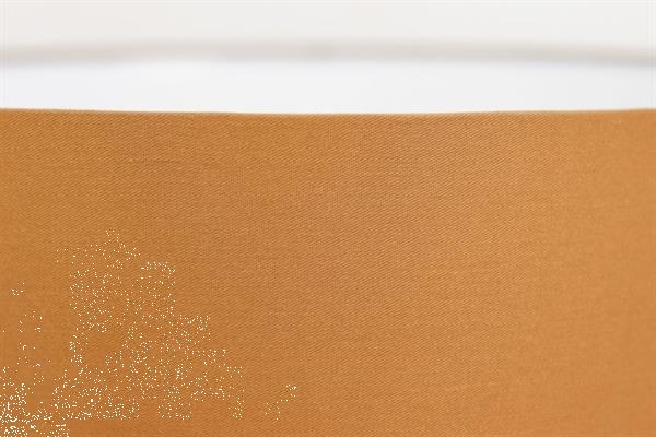 Grote foto ronde lampenkap voor vloerlamp nature cognac linnen huis en inrichting lampenkappen