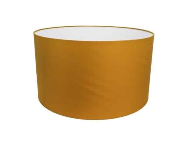 Grote foto ronde lampenkap voor vloerlamp nature kerrie linnen huis en inrichting lampenkappen