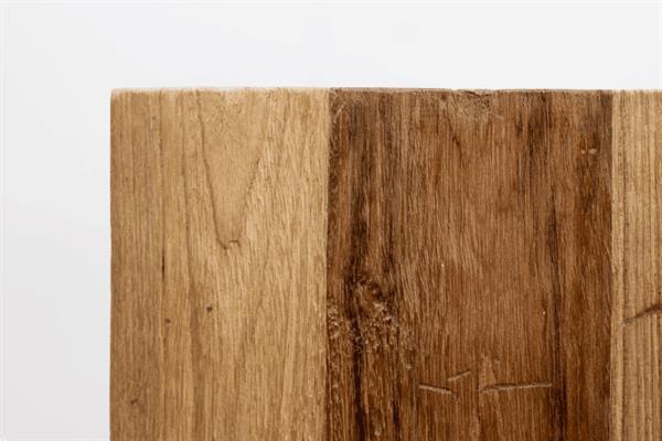 Grote foto tafelblad vierkant 80x80x4 blank teak huis en inrichting eettafels