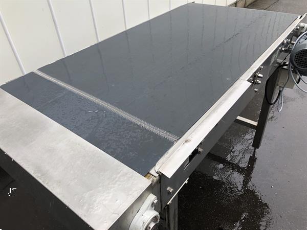 Grote foto br el translat b50 vlakke transportband 150 x 72 cm rvs agrarisch transportbanden