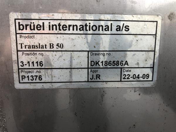 Grote foto br el translat b50 vlakke transportband 150 x 72 cm rvs agrarisch transportbanden