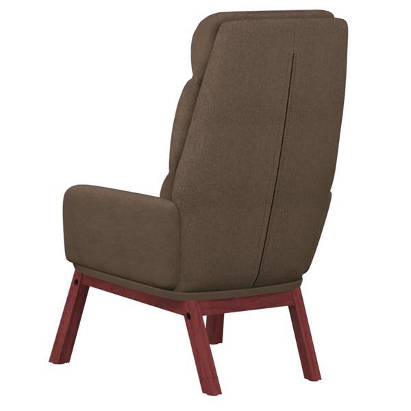 Grote foto vidaxl relaxstoel stof taupe huis en inrichting stoelen