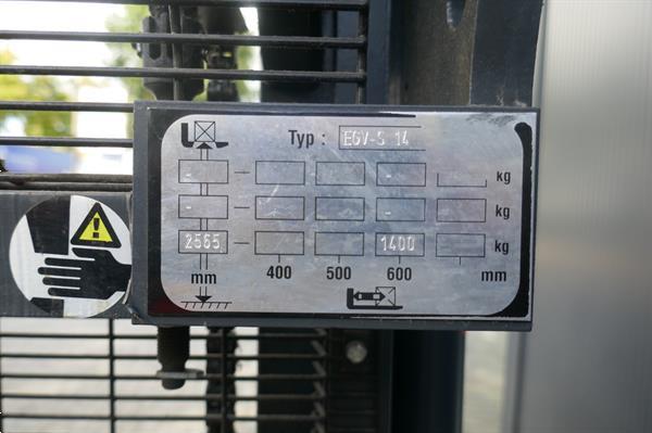 Grote foto vs 20908 elektrische stapelaar still egvs14 staplateau 2565mm doe het zelf en verbouw hefwerktuigen