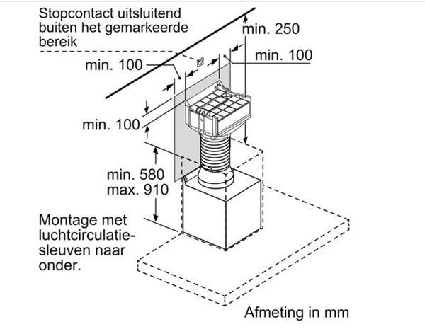 Grote foto bosch recirculatieset met filter dwz0xx0j0 witgoed en apparatuur onderdelen en toebehoren