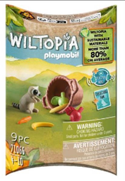 Grote foto playmobil wiltopia 71066 wasbeer kinderen en baby duplo en lego