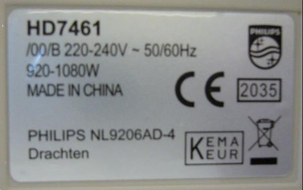 Grote foto koffiezetapparaat philips hd7461 huis en inrichting keukenapparatuur
