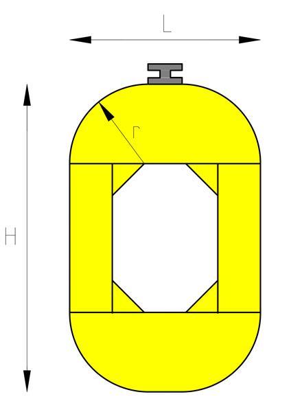 Grote foto houten scheepsmast. holle mast of rondhout op maat watersport en boten bootonderdelen