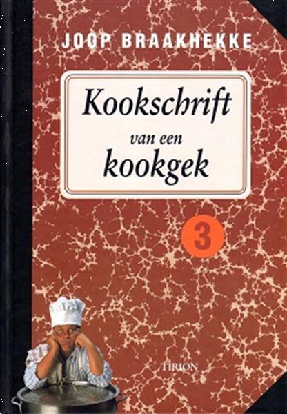 Grote foto kookschrift van een kookgek 1 2 en 3 braakhekke boeken kookboeken