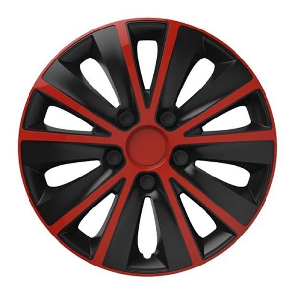 Grote foto 14 inch wieldoppen rapide rood zwart set van 4 sierdoppe auto onderdelen accessoire delen