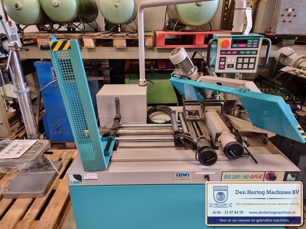 Grote foto imet automatische bandzaagmachine bs280 60 afi e doe het zelf en verbouw materialen en producten