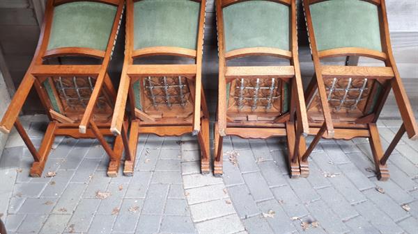 Grote foto 4 paar klassieke eiken eetkamerstoelen huis en inrichting stoelen