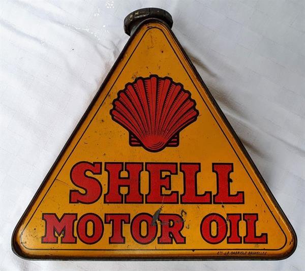 Grote foto shell olie kan 1930 40 verzamelen merken en reclame