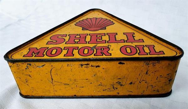 Grote foto shell olie kan 1930 40 verzamelen merken en reclame