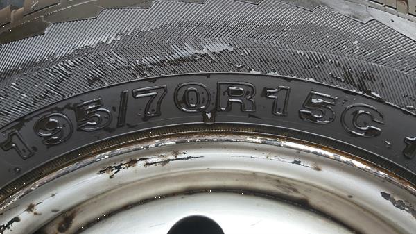 Grote foto 195 70 r15c winterband met velg fiat ducato auto onderdelen banden en velgen