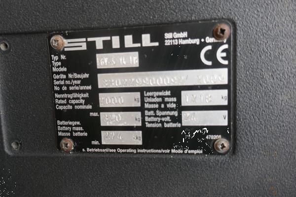 Grote foto vs 20923 elektrische triplex stapelaar still initiele lift 5390mm doe het zelf en verbouw hefwerktuigen