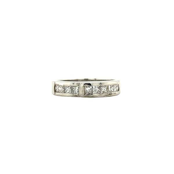 Grote foto witgouden ring met prinses geslepen diamant 18 krt 1997.5 sieraden tassen en uiterlijk ringen voor haar