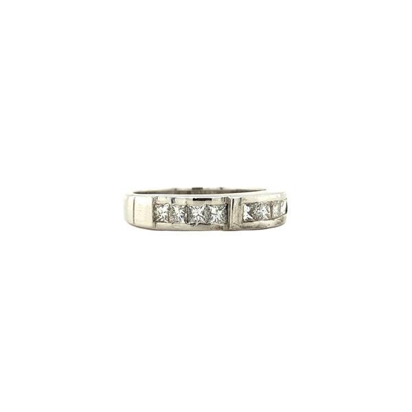Grote foto witgouden ring met prinses geslepen diamant 18 krt 1997.5 sieraden tassen en uiterlijk ringen voor haar