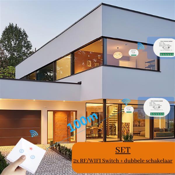 Grote foto rf smart home combi wifi enkele schakelaar met draadloze b verzamelen overige verzamelingen