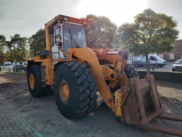 Grote foto hyundai hl 35 shovel loader palletvork agrarisch shovels