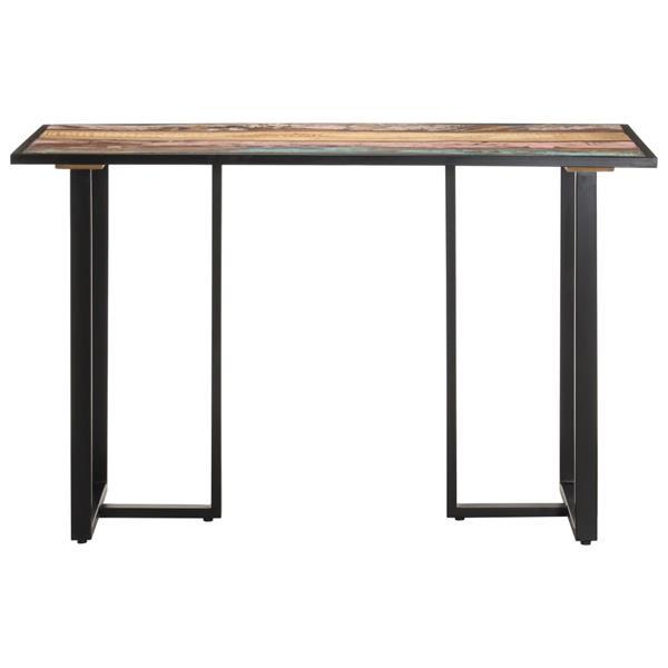 Grote foto vidaxl table de salle manger 120 cm bois de r cup ration m huis en inrichting eettafels
