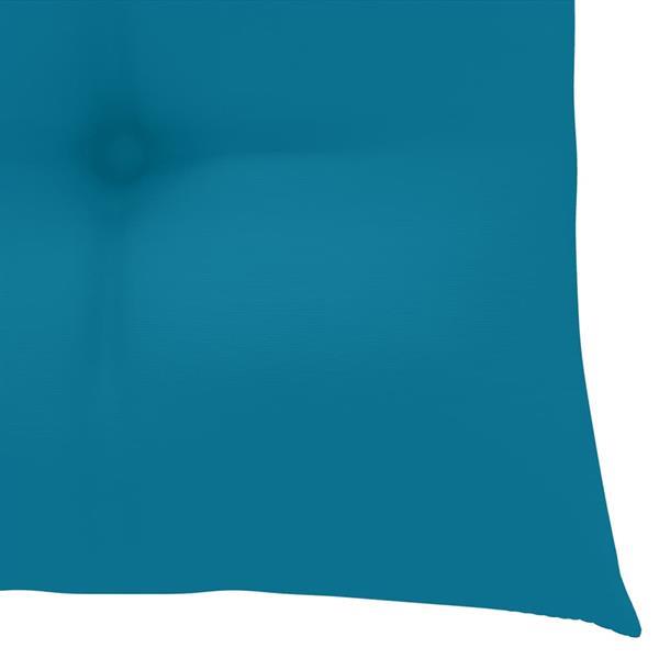 Grote foto vidaxl coussins de chaise 6 pcs bleu clair 50x50x7 cm tissu huis en inrichting woningdecoratie