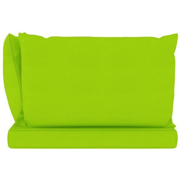 Grote foto vidaxl coussins de canap palette 3 pcs vert vif tissu huis en inrichting woningdecoratie
