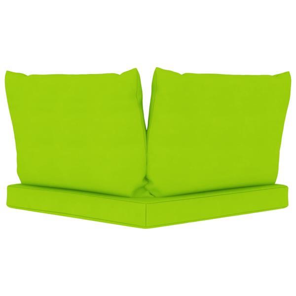 Grote foto vidaxl coussins de canap palette 3 pcs vert vif tissu huis en inrichting woningdecoratie