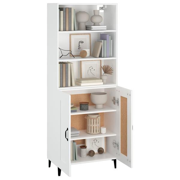 Grote foto vidaxl buffet haut blanc bois d ing nierie huis en inrichting overige