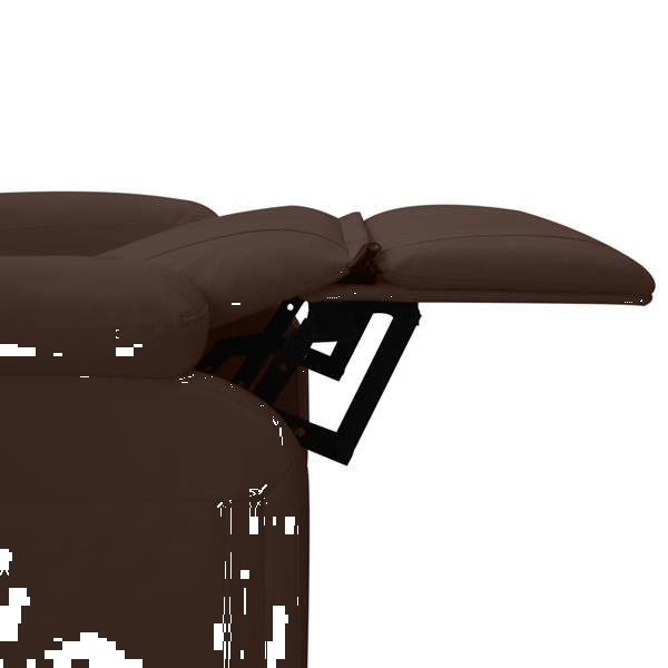 Grote foto vidaxl fauteuil de massage lectrique marron similicuir huis en inrichting stoelen