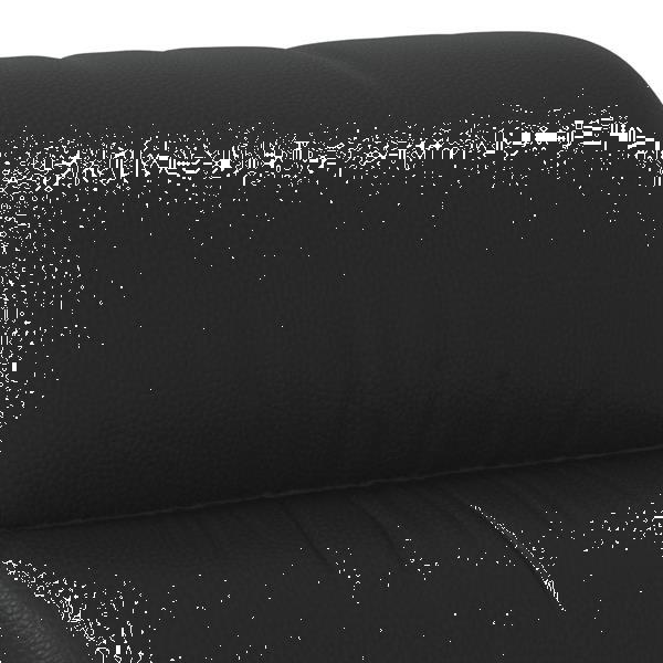 Grote foto vidaxl fauteuil inclinable noir similicuir huis en inrichting stoelen