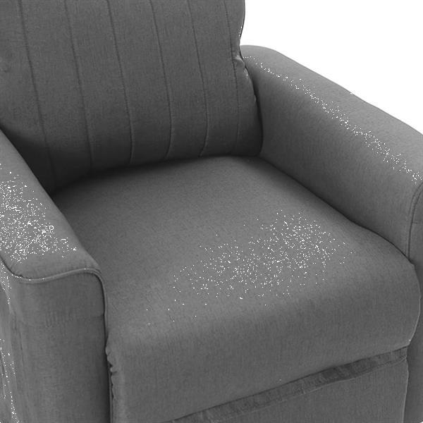 Grote foto vidaxl fauteuil inclinable de massage gris clair tissu huis en inrichting stoelen