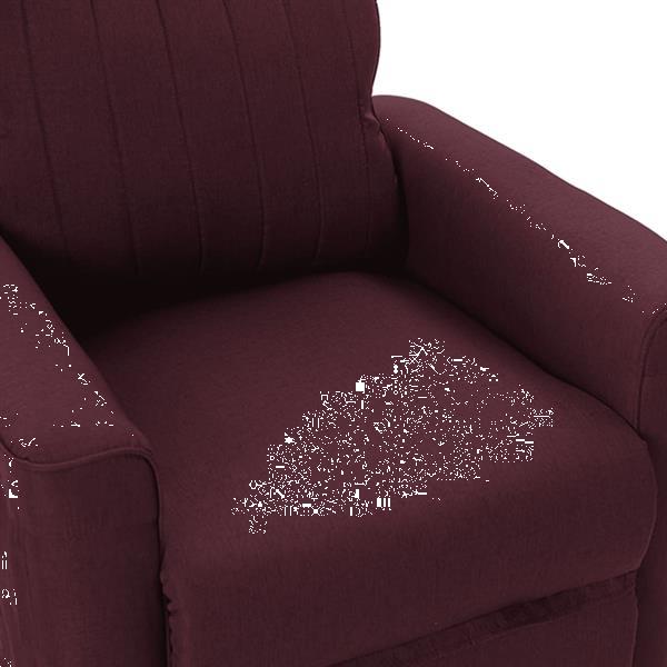 Grote foto vidaxl fauteuil inclinable violet tissu huis en inrichting stoelen