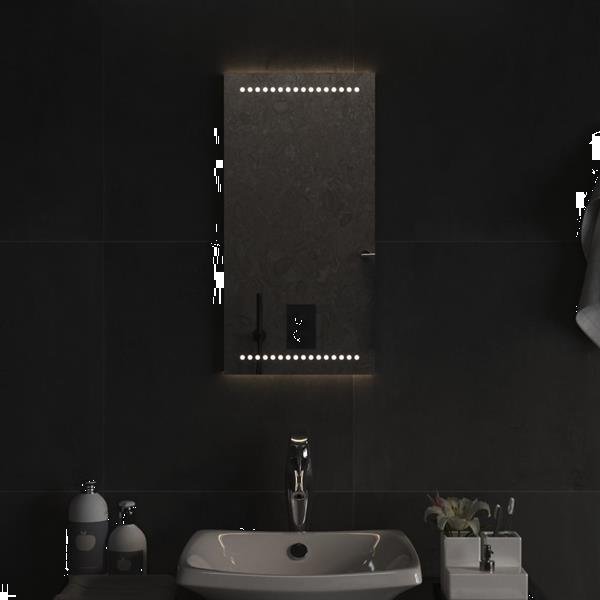 Grote foto vidaxl miroir led de salle de bain 30x60 cm huis en inrichting woningdecoratie